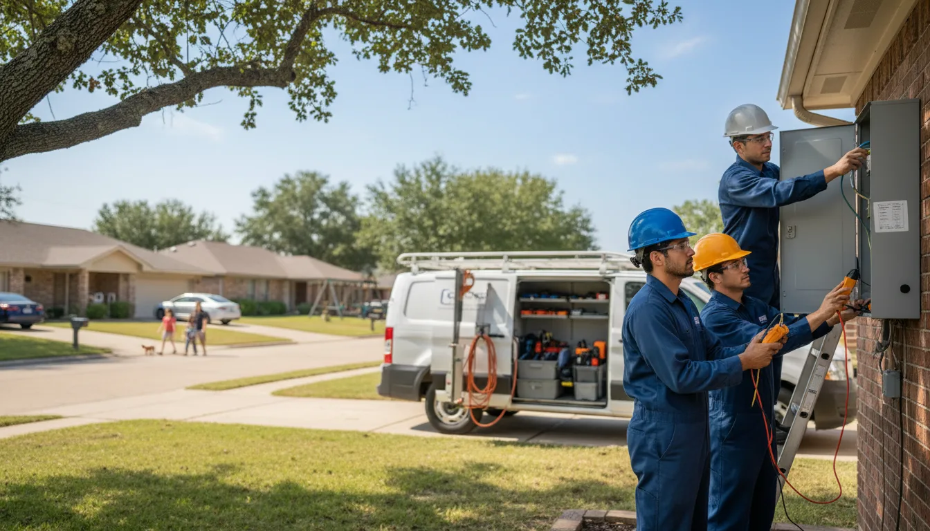 Certified electrician providing emergency electrical services in Max, ND
